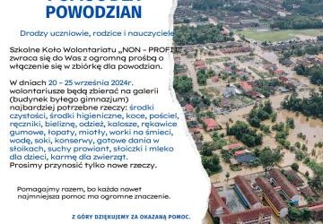 Pomoc dla powodzian - zbiórka