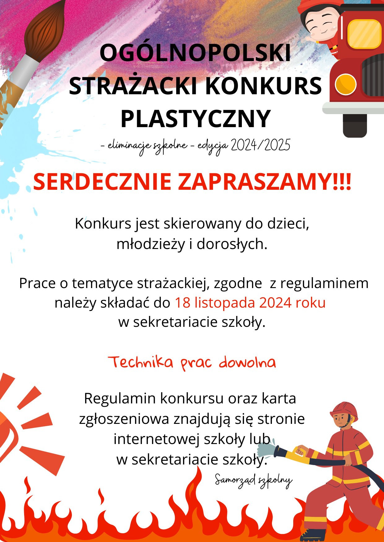 Ogólnopolski Strażacki Konkurs Plastyczny