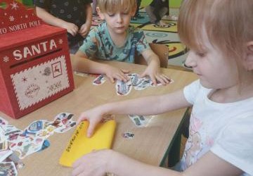 Słoneczka piszą list do Świętego Mikołaja