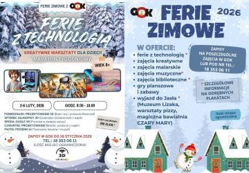 Ferie zimowe 2026 w GOK Ropa