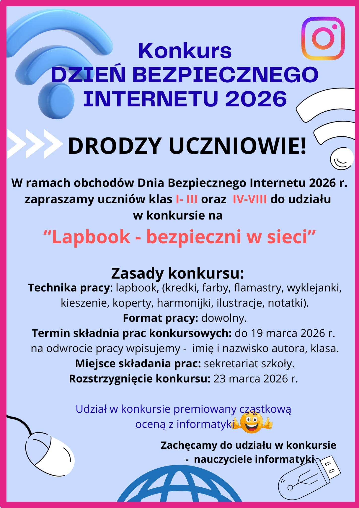 Konkurs DZIEŃ BEZPIECZNEGO INTERNETU 2026