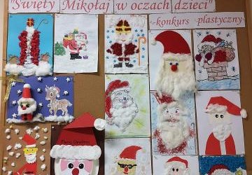 Konkurs plastyczny pod hasłem „Święty Mikołaj w oczach dzieci”