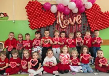 Walentynki w grupie przedszkolnej „Biedroneczki”