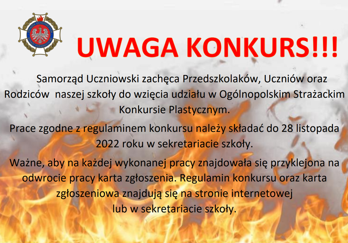 Ogólnopolski Strażacki Konkurs Plastyczny