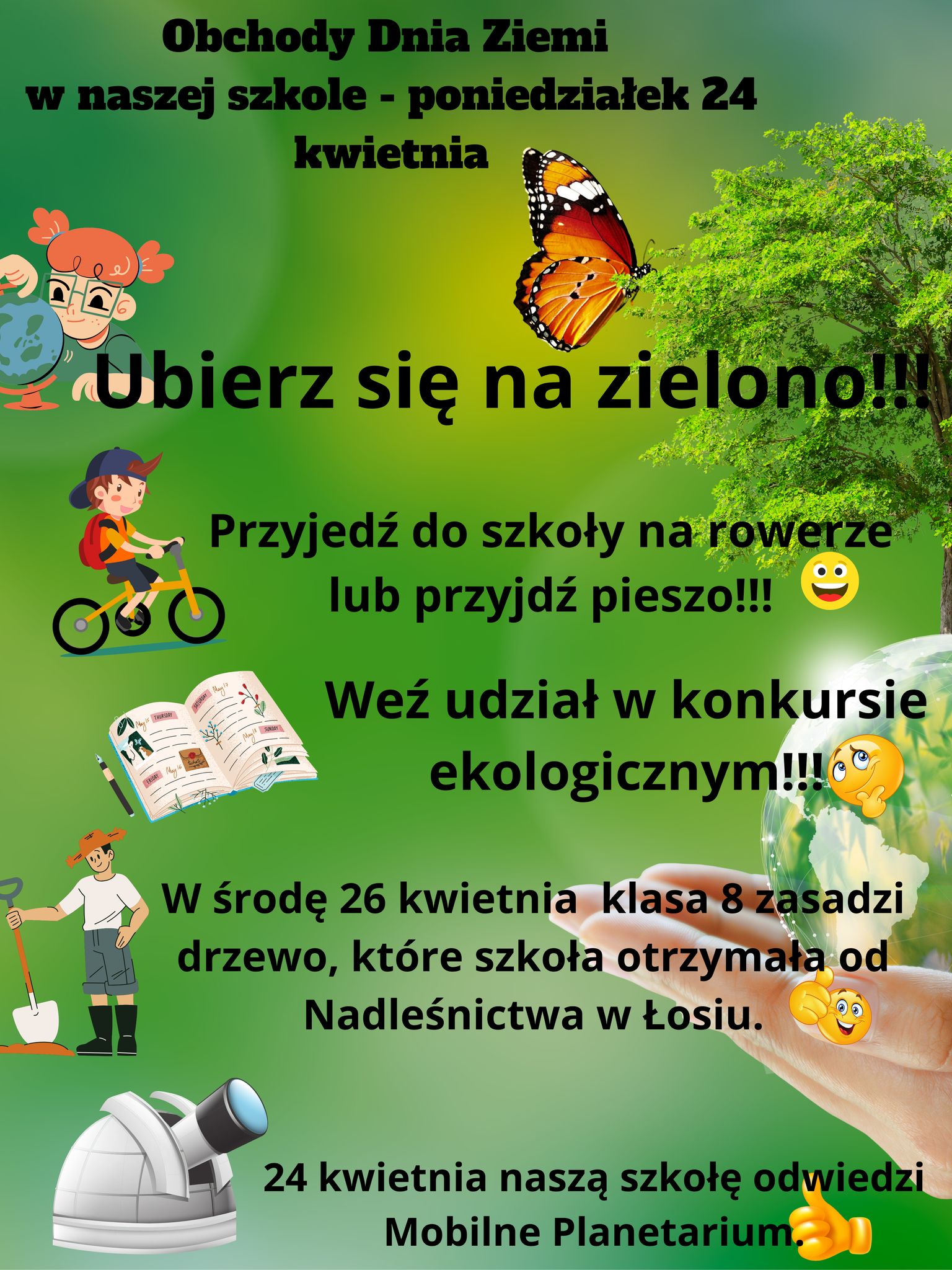 Ubierz się na zielono! - Obchody Dnia Ziemi