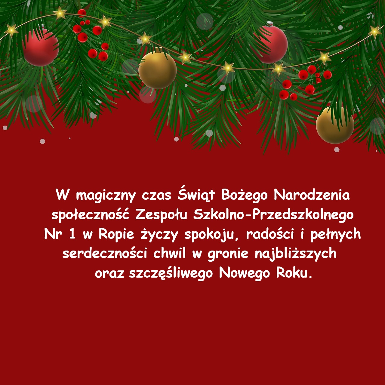 Życzenia Świąteczne